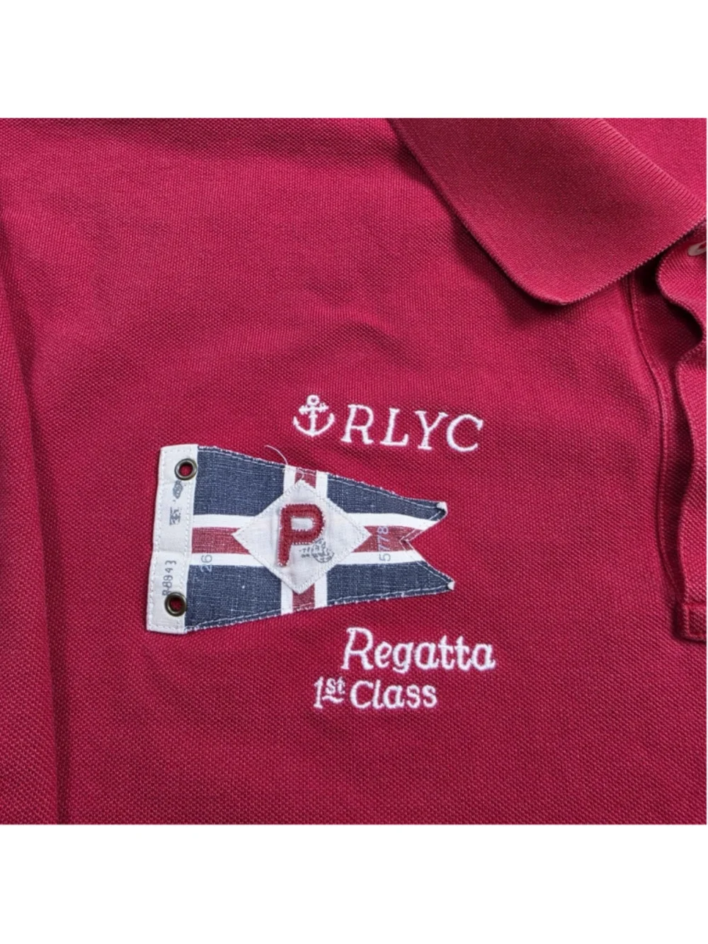 Polo Ralph Lauren Polo Shirt Mens 3XLT Red Big Pony Regatta Nautical Sailing